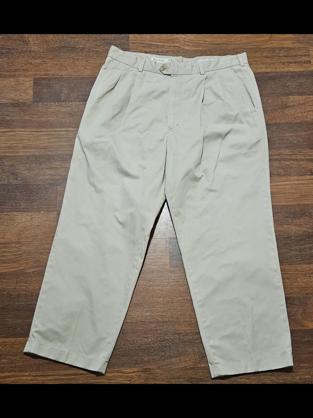 VTG JOHN W NORDSTROM mens dress pants SIZE 36x29 COLOR KHAKI CLD